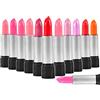 Yaoliucp Rossetto set di rossetto rossetto per labbra liquido impermeabile di lunga durata non ha paura di baciare il bere a 12 colori, rossetto lucido lucido lucido rossetto