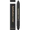 Generico Eyeliner e ombretto 2 in 1, ombretto in stick, non elaborato, resistente alle sbavature, impermeabile, a lunga tenuta, morbido e facile da applicare (Nero)