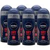 FEI FAN Deodorante Roll-On Dry Impact 72H, Anti-Perspirant, 50ml (6 Unità)
