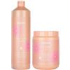 pettenon cosmetics Discipline Set Anti-Crespo, Shampoo e Maschera, adatto per capelli crespi e ribelli Con Olio di Argan, Semi di Lino e burro di Karitè, 1000ml