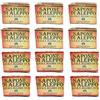 Natura Collection Stock 12 unità Sapone di Aleppo da 200g all' olio d' Oliva e olio di Alloro 16% e 40% 12pz x200g Peso netto totale 2,4 Kg