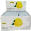 COSE DA CASA 50 Salviette Monodose Monouso al Limone Igieniche Salviettine Igienizzanti Mani singole ideali per i clienti di ristoranti, laboratori ufficio uso professionale