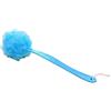 ZEALMAX Spazzole per il bagno Spugna per doccia, 43 cm Manico lungo per il corpo Spazzola per la schiena Spugna per doccia in rete di luffa