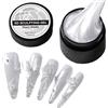 Generisch Gel da costruzione solido per unghie | Madre di perla 3D gel da modellare per nail art | Colla decorativa per manicure a lunga durata per scultura floreale | Per bellezza fascino modello di scultura