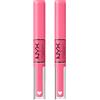 NYX Professional Makeup Shine Loud Rossetto Tonalità Trophy Life No Transfer Ultra-Pigmentato Gloss Brillante Lunga Tenuta 16h Finish Lucido Colore Intenso Formula con Oli Nutrienti - 2 Rossetti