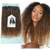 Ser Mulher CLARICE - Extension con Clip - capelli Ricci afro, lunghi- 7 Tessiture con Clip da 60cm (T1B-27 BROWN DEGRADEE)