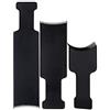 Lurrose 3pcs Barber Flat Top Paddle Board Pettine Evidenziazione Capelli Seting Pettine Set (Nero)
