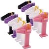 FESTFENDS Set 10 Pezzi Clip di Plastica per Nail Art, Morsetto Modellante Unghie Naturali e Artificiali, Strumento per Manicure Fai da Te e Saloni di Bellezza