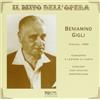 BONGIOVANNI Beniamino Gigli. Arie Da Opera