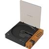 Syitren Lettore CD retrò in legno Syitren R300 con uscita ottica SPDIF e jack per cuf...