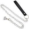 CIONIC Plug anale Plug anale in metallo con collare a catena Massaggiatore prostatico Bdsm Guinzaglio Giochi per adulti Stimolatore erotico Giocattoli sessuali Gay (Leash bell)