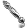 CIONIC Plug anale Elettroshock bipolare Enorme Butt Plug Palline anali in metallo Stimolazione elettrica della prostata G spot Toy