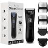 Odenson Stone Shaver - Rasoio per barba e corpo da uomo, rasoio senza fili impermeabile, tagliacapelli e kit per la toilette