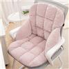 Generic Cuscino Riscaldato, Cuscinetto di Sedile Elettrico Portatile, Spegnimento Intelligente a Tempo, Fissaggio Elastico Antiscivolo, Scaldino per Sedia da Ufficio(Pink)