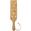 Generico Pagaia per Barca in Legno, Pagaia per Canoa in Legno,Fori per Flusso d'Aria Pagaia per Kayak da Barca da 13,3 Pollici | Asta con Impugnatura ergonomica per Barche, per Barche, Strumenti m