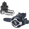 Scubapro MK25 Evo DIN 300/S620TI - Kit regolatore per immersioni in acqua fredda, unisex, per adulti, SilverBlack, One Size
