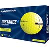 TaylorMade 2021 Yellow Distance+Palline da golf