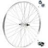 MADICKS RUOTA/CERCHIO POSTERIORE 26 X 1. 3/8 BICI ATTACCO STANDARD ALLUMINIO/ACCIAIO 26X1.38 OLANDA - BICICLETTA CITY BIKE - PASSEGGIO - GRAZIELLA - MTB DADI DI FISSAGGIO E FLAP INCLUSI 1 VELOCITÀ