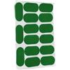 Jotekonoby Toppa di riparazione per tavoli da biliardo e biliardo, adesivo in feltro resistente all'usura, kit di riparazione per tovaglia verde (50 x 23 mm)