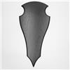 Generisch Hirsch - Targa per trofeo appuntita in rovere scuro, AF 51 x 24 cm