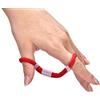 Tiiyee Tiro con L'Arco Finger Sling Ricurvo Bow Fingerling, Arco Olimpico, Arco Dito Protettore Ricurvo Archi Tiro, Trainer Regolabile Clicker Tabs Extra Comfort Imbottito per Outdoor Arco Ricurvo Caccia M