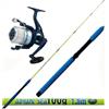 globe fishing canna da pesca bolentino barca mare mt. 1,20 orate saraghi mormore tanute gr. 80/100 mulinello 5000