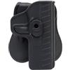 Peminkoo Fondina tattica per pistola S&W M&P 9 mm. G.IRSAN MC28 SA. Mano destra (Black)