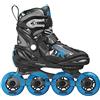 Roces Moody Boy TIF - Pattini in linea per bambini, colore: nero/blu