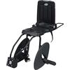 BOBIKE 8010500005 - Seggiolino bici posteriore CLASSIC Junior per telaio, per bambini da 5 a 10 anni con peso massimo di 35 kg in colore Nero
