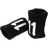 GANAZONO Fascia da Polso Elastica in Poliestere Nero Supporto Comodo per Sport Atletici e Allenamento