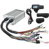 VGEBY Set di controller motore brushless per bici elettrica, 1500 W 36 V 48 V Pannello LCD per acceleratore per scooter elettrico con regolatori di velocità elettrici Centrali elettriche e sistemi di
