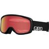 Giro Cruz - Maschera da sci/neve, con scritta nera e lenti color ambra scarlatto