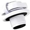 Shidongbla 2 valvole d'aria gonfiabili per barca, vite di ricambio unidirezionale, per gommoni, gommoni, kayak, piscina, materassini in PVC, colore bianco, 2 pezzi