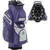 COSTWAY Borsa Carrello da Golf, Sacca da Golf con Serratura e Divisori a 14 Vie, 11 Tasche, Sacca Isolante, Tracolla Imbottita, Maniglie, Porta Ombrello e Cappuccio Antipioggia (Blu)