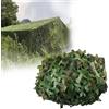 Generico Rete Mimetica da Caccia Reticolato da Camuffamento 3x4.0m 3x8m 4x9m 5x5m 5x10m 6x8m 7x12m 8x8m 10x10m Rete Mimetica Militare per Caccia, Protezione Solare(9X12m)