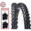 DSI EBA20MAS 2 CAMERE + 2 COPERTONI Neri per Mountain Bike 20 X 1.90 (50-406) MTB Mountain Bike Bici Bicicletta