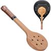 Generic Cucchiaio da Tennis Legno, Affidabile Aiuto per L'allenamento la Pratica Dell'oscillazione Racchetta Tennis, Affidabile Cucchiaio Tennis Medio Accurato per Giocatori Principianti
