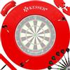 KESSER® Anello di protezione per freccette Ø 45 cm | anello di raccolta rotondo stabile protezione da parete | adatto per tutti i bersagli | Dartring stabile protezione da parete Backboard Surround