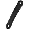 Dilwe Pedivella per Bici, Pedivella in Lega di Alluminio 170mm Pedivella Sinistra per Bici a Catena Singola Parti per Attrezzi da Viaggio(Neri Quare Hole)