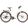 SachsenRAD Bici Elettrica Urbana C3V Roma II, E-Bike Leggera Da Città solo 16 kg, E-Gravel Da Città e da Avventura con Sensore di Coppia, Assistenza Cammino 6 km/h, Design elegante per Uomo e Donna