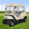 10L0L Copertura per Carrello da Golf 2 Passeggeri per EZGO TXT RXV con Aperture per Specchietti Laterali di Sicurezza, 600D Copertura per Golf Car con Finestra Trasparente su 4 Lati