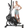 YOSUDA Ellittica da casa professionale, 3 in 1 (Ellittica + Pedaliera + Stairmaster), 16 Livelli di Resistenza, Volano da 8 kg, Resistenza Magnetica Ultra Silenziosa, Inclinazione di 45°, Monitor LCD