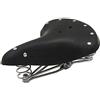 TentHome Sella Bici Comoda Vintage per Uomo Donna, Sellino Bici con Ammortizzante Molla, Sella mtb Bicicletta da Città, Sellini Universale per Bike Nero, 27 x 22 x 12cm