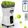 Generico PT-MINIPro Macchina Lanciapalle Tennis Leggera - Controllo App, Ideale per Interno, 65 Palline, Batteria 3-5h, Sistema Didattico, Allenatore Tennis Automatico Portatile (Bianco)
