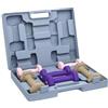 SPORTNOW Set di manubri, set di 6 manubri con pesi, set di manubri corti in acciaio, 1kg, 2kg, 3kg manubri corti per uomini e donne, set di Dumbbell per casa, palestra, allenamento della forza