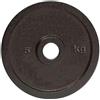 Morale Sport Disco pesistica in ghisa Diametro Foro 25 mm. Colore Nero (2)
