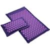 FANXIAN Tappetino Yogatappetino per Cuscino Sportivo in Lino Naturale con Palma da Cocco Massaggio Yoga con Sacco Cuscino per Tappetino per Agopressione Lotus Spike, Set C, Cina