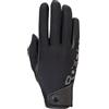 Roeckl Sports MUENSTER, guanti estivi da equitazione, colore nero, 7,5