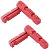 London Craftwork 4 inserti di ricambio per pastiglie freno per biciclette Fibrax BROMPTON ROSSO