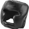 HERCHR Casco da Boxe, Casco da Guardia Chiuso per Il Viso PU Addensato Casco da Combattimento Sanda Cintura Elastica Regolabile Attrezzatura di Protezione per Bambini Adulti Muay Thai(Adult)